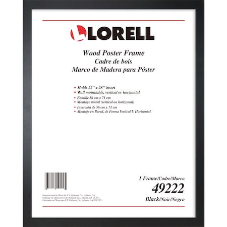 Lorell Solid Wood Poster Frame 49222